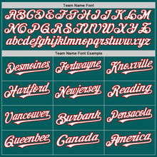 Load image into Gallery viewer, Custom Teal White-Red Authentic Sleeveless Baseball Jersey
