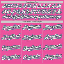 Load image into Gallery viewer, Custom Pink Black-Light Blue Authentic Sleeveless Baseball Jersey
