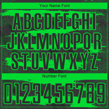 Load image into Gallery viewer, Custom Black Neon Green Sublimation Soccer Uniform Jersey
