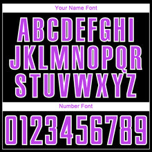 Load image into Gallery viewer, Custom Black Purple-White Animal Print Sublimation Soccer Uniform Jersey
