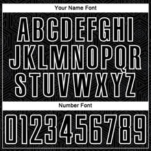 Load image into Gallery viewer, Custom Black White Geometric Shapes Sublimation Soccer Uniform Jersey
