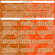 Load image into Gallery viewer, Custom Graffiti Pattern Texas Orange-Orange Scratch Sublimation Soccer Uniform Jersey
