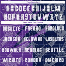 Load image into Gallery viewer, Custom Graffiti Pattern Purple-Navy Scratch Sublimation Soccer Uniform Jersey

