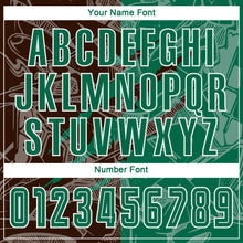 Load image into Gallery viewer, Custom Graffiti Pattern Kelly Green-Brown Scratch Sublimation Soccer Uniform Jersey
