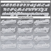 Load image into Gallery viewer, Custom Steel Gray Gray-White 3D Gradient Square Shape Two-Button Unisex Softball Jersey
