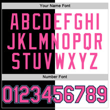 Load image into Gallery viewer, Custom Black Pink-Light Blue Split Fashion Performance T-Shirt
