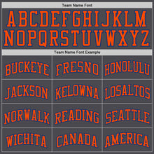Load image into Gallery viewer, Custom Steel Gray Orange-Royal Authentic Basketball Jersey
