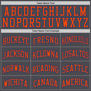 Custom Steel Gray Orange-Royal Authentic Basketball Jersey