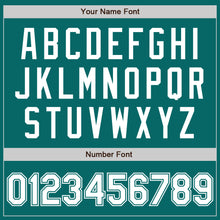Load image into Gallery viewer, Custom Teal White Authentic Baseball Jersey
