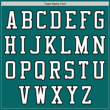 Load image into Gallery viewer, Custom Teal White-Black Authentic Baseball Jersey
