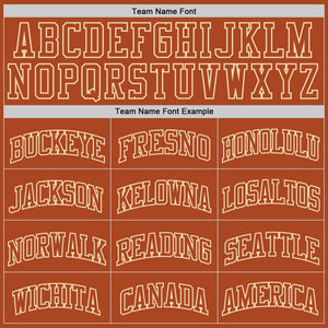 Custom Texas Orange Cream Authentic Basketball Jersey