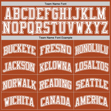 Load image into Gallery viewer, Custom Texas Orange White Authentic Basketball Jersey
