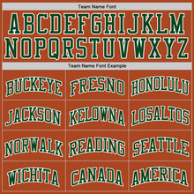 Load image into Gallery viewer, Custom Texas Orange Green-White Authentic Basketball Jersey

