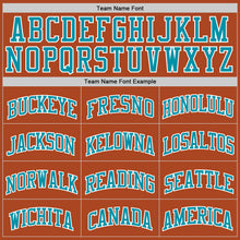 Load image into Gallery viewer, Custom Texas Orange Teal-White Authentic Basketball Jersey
