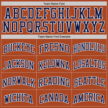 Load image into Gallery viewer, Custom Texas Orange Navy-White Authentic Basketball Jersey
