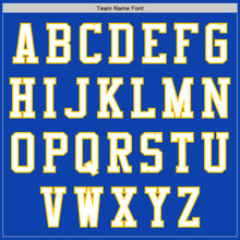Load image into Gallery viewer, Custom Thunder Blue White-Yellow Authentic Baseball Jersey
