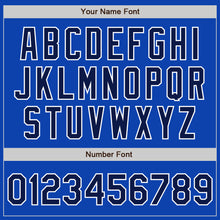 Load image into Gallery viewer, Custom Thunder Blue Navy-White Authentic Baseball Jersey
