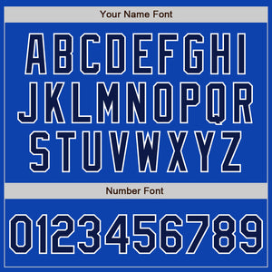 Custom Thunder Blue Navy-White Authentic Baseball Jersey
