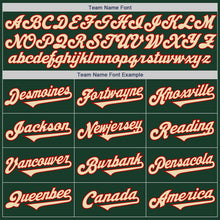 Load image into Gallery viewer, Custom Green Cream-Red Authentic Two Tone Baseball Jersey
