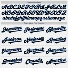 Load image into Gallery viewer, Custom White Black-Light Blue Authentic Two Tone Baseball Jersey
