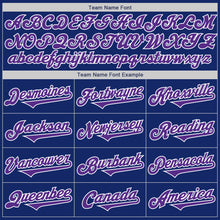 Load image into Gallery viewer, Custom Royal Purple-White Authentic Two Tone Baseball Jersey
