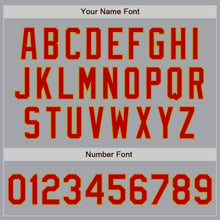 Load image into Gallery viewer, Custom Gray Red-Old Gold Authentic Two Tone Baseball Jersey
