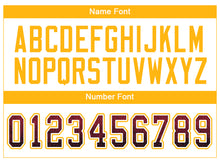 Load image into Gallery viewer, Custom Burgundy Black-Gold Drift Fashion Football Jersey
