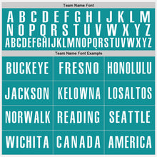 Load image into Gallery viewer, Custom White Pink-Teal Authentic Baseball Jersey
