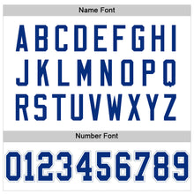 Load image into Gallery viewer, Custom White Royal-Silver Mesh Authentic Football Jersey
