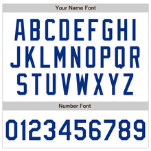 Load image into Gallery viewer, Custom White Royal Authentic Baseball Jersey
