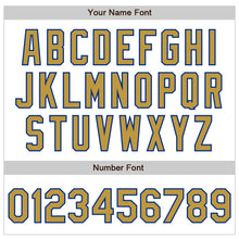Load image into Gallery viewer, Custom White Old Gold-Royal Authentic Baseball Jersey
