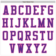 Load image into Gallery viewer, Custom White Purple-Pink Authentic Baseball Jersey

