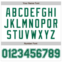 Load image into Gallery viewer, Custom White Kelly Green Authentic Baseball Jersey

