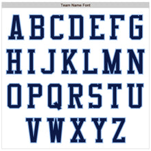 Load image into Gallery viewer, Custom White Navy-Light Blue Authentic Baseball Jersey
