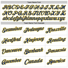 Load image into Gallery viewer, Custom White Royal-Gold Authentic Throwback Basketball Jersey
