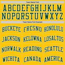 Load image into Gallery viewer, Custom Yellow Green-White Authentic Basketball Jersey
