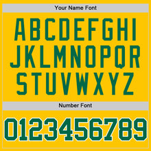 Load image into Gallery viewer, Custom Yellow Kelly Green-White Authentic Basketball Jersey
