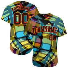 Load image into Gallery viewer, Custom 3D Pattern Design Abstract Graffiti Authentic Baseball Jersey

