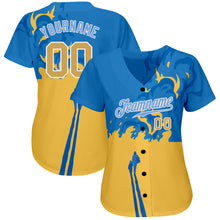 Load image into Gallery viewer, Custom 3D Pattern Design Stop War In Ukraine Authentic Baseball Jersey
