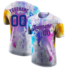 Load image into Gallery viewer, Custom 3D Pattern Design Watercolor Performance T-Shirt
