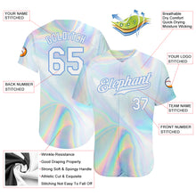 Load image into Gallery viewer, Custom 3D Pattern Design Abstract Trendy Holographic Vaporwave Style Authentic Baseball Jersey
