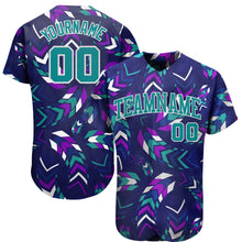 Load image into Gallery viewer, Custom 3D Pattern Design Music Festival Authentic Baseball Jersey
