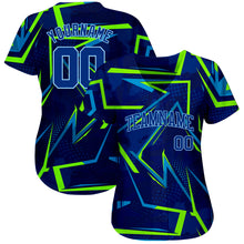 Load image into Gallery viewer, Custom 3D Pattern Design Music Festival Authentic Baseball Jersey
