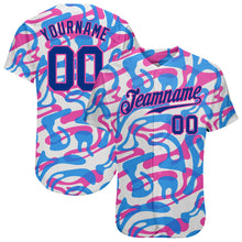 Load image into Gallery viewer, Custom 3D Pattern Design Music Festival Authentic Baseball Jersey

