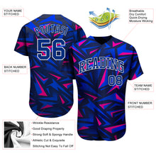 Load image into Gallery viewer, Custom 3D Pattern Design Music Festival Authentic Baseball Jersey
