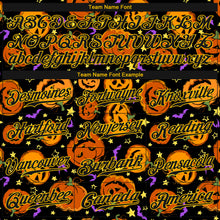 Load image into Gallery viewer, Custom 3D Pattern Halloween Pumpkins Bats Stars Authentic Baseball Jersey
