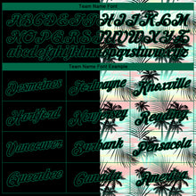 Load image into Gallery viewer, Custom Stitched Black Black-Kelly Green 3D Pattern Design Tropical Palm Leaves Sports Pullover Sweatshirt Hoodie
