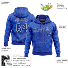 Load image into Gallery viewer, Custom Stitched Royal Royal-White 3D Pattern Design Sports Pullover Sweatshirt Hoodie
