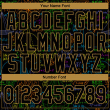 Load image into Gallery viewer, Custom Stitched Black Black-Old Gold 3D Pattern Design Math Sports Pullover Sweatshirt Hoodie

