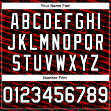 Load image into Gallery viewer, Custom Red White-Black Authentic City Edition Basketball Jersey
